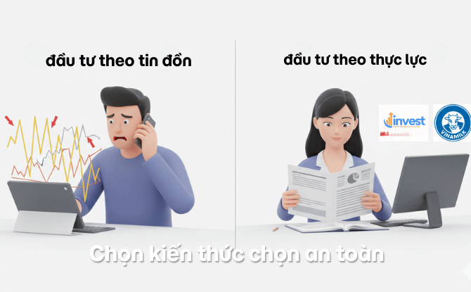 đầu tư theo thực lực và đánh cược theo tin đồn