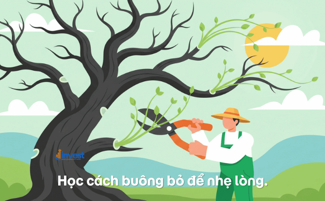 Học cách buông bỏ để nhẹ lòng