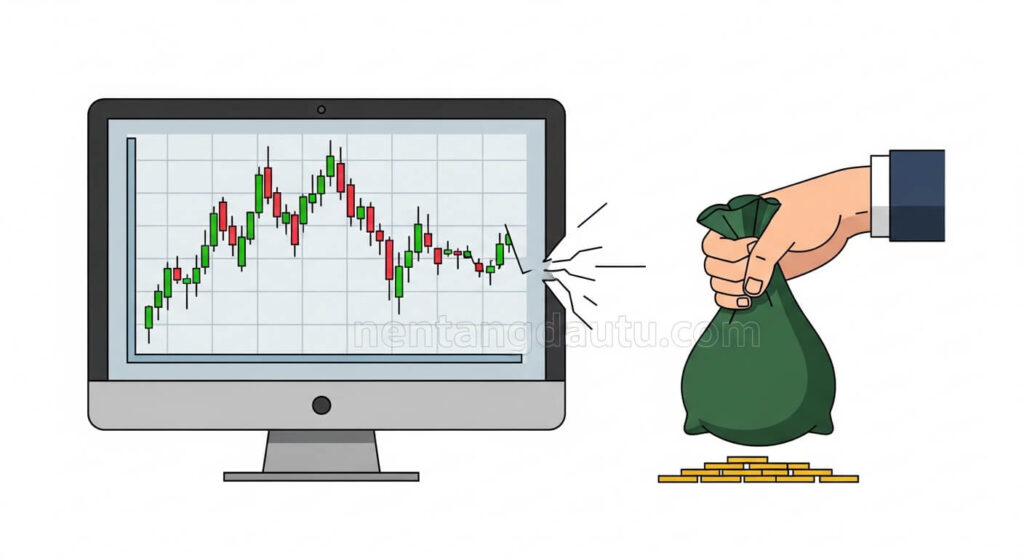 Sàn đầu tư chứng khoán và tiền ảo giả mạo