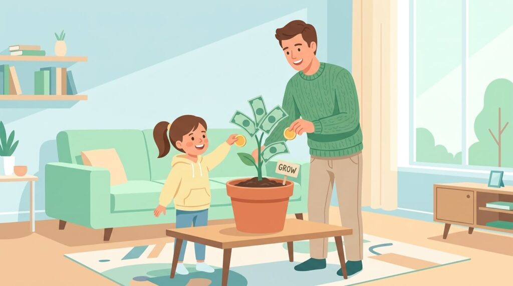 Cách dạy con về tiền bạc