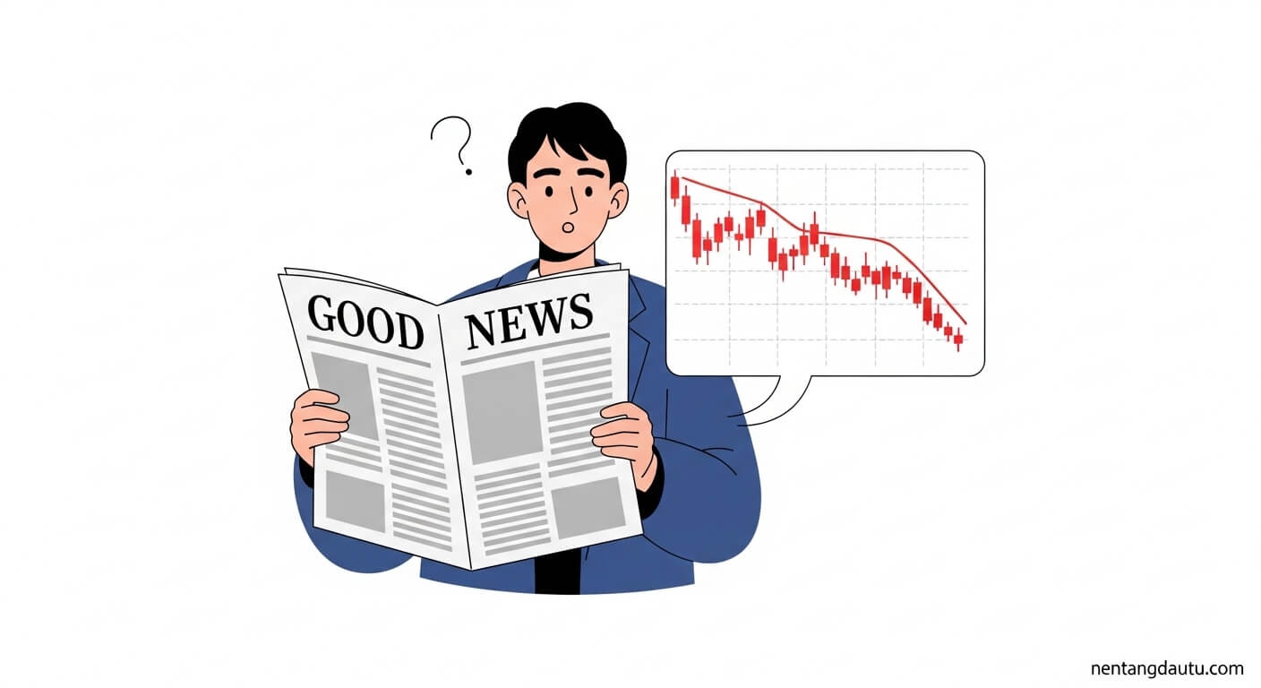 Tin Ra Là Bán: Tại Sao Tin Tốt Mà Giá Chứng Khoán Lại Giảm?