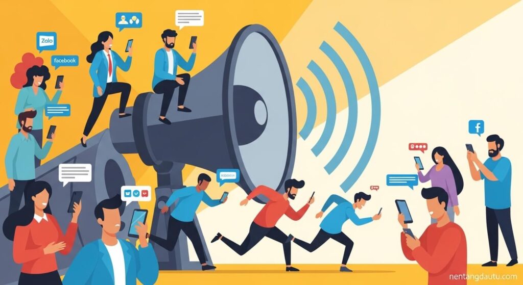 bẫy từ các hội nhóm mạng xã hội